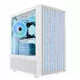 MODECOM BREEZE ARGB Flow MIDI PC-kotelo, ATX, USB 3.0 ×2 + USB-C, valkoinen
