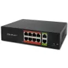 Verkkokytkin QOLTEC FAST Ethernet PoE 8xRJ45 2xRJ45 uplink