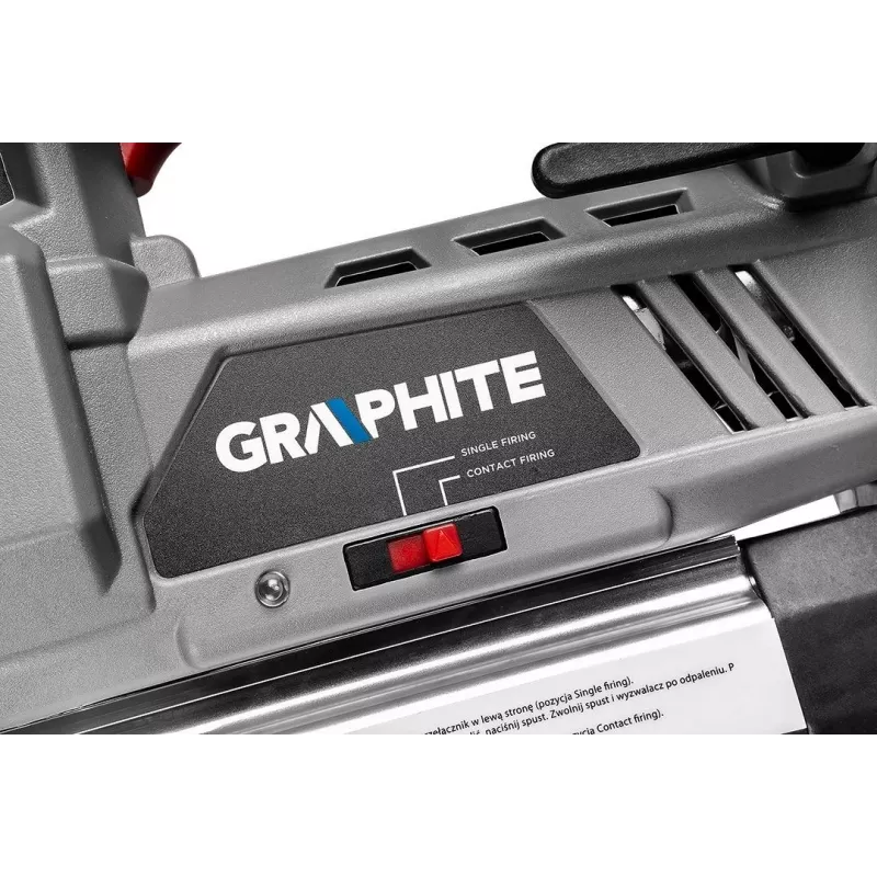 Graphite 58G081 Energy+ akkukäyttöinen niittipistooli 2-in-1, 18 V Li-Ion, ilman akkua