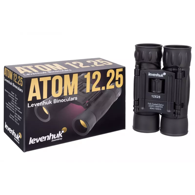 Levenhuk Atom 12x25 kiikari Roof musta