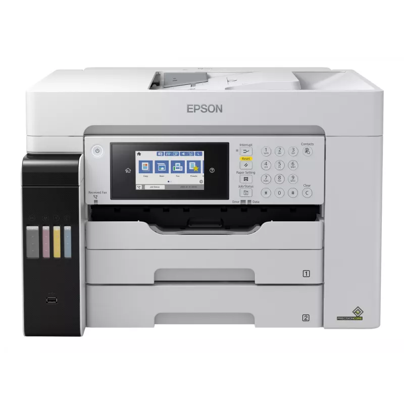 Monitoimitulostin Epson EcoTank L15180 — mustesuihku väri, 4800x1200 dpi, A4, duplex, Wi‑Fi, Ethernet