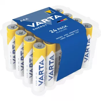 Kertakäyttöparisto Varta alkaline AAA 24 kpl:n pakkaus