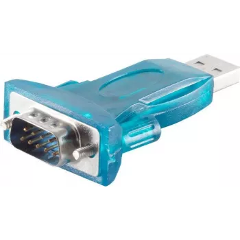 USB-sarja-adapteri ShiverPeaks 75602 LED-näytöllä, RS232-liitäntä, USB 2.0