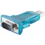 USB-sarja-adapteri ShiverPeaks 75602 LED-näytöllä, RS232-liitäntä, USB 2.0