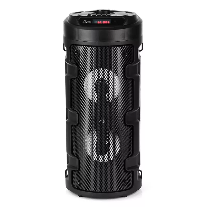 Media-tech Partybox Keg Bt - kompakti Bluetooth-stereokaiutin FM-radiolla, MP3-soittimella MT3165