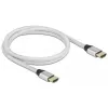 HDMI-kaapeli DeLOCK Ultra High Speed 48 Gbit/s 8K 60 Hz hopea 1 m