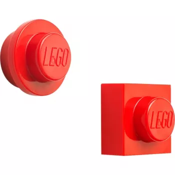 Magneettisarja Room Copenhagen, malli 40101730 (punainen) – koristeelliset LEGO-tyyliset magneetit