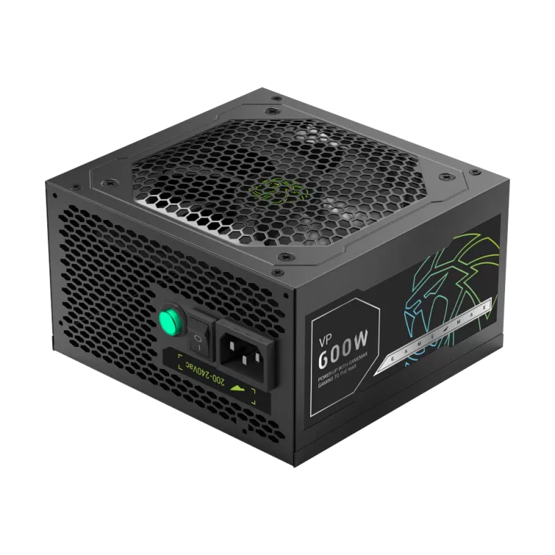 Gamemax-virtalähde, 80 PLUS, Standard | VP 600S | 600 W