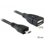 USB-kaapeli DeLOCK 50 cm Micro-USB B USB 2.0 A 83183