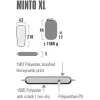 Minto XL 41117, retkeilymatto musta