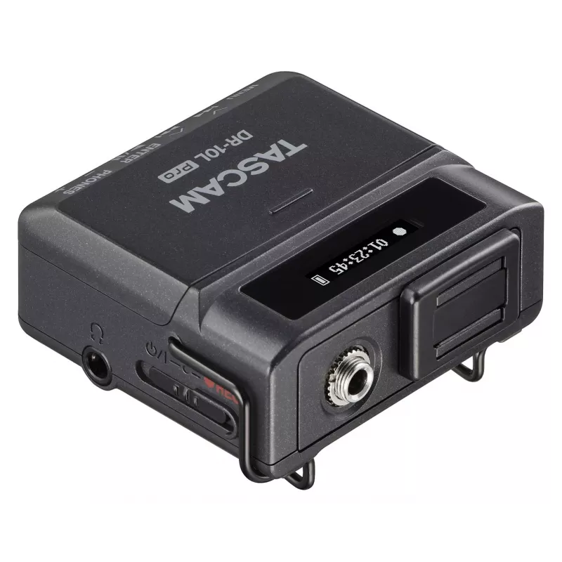 Tascam DR-10L Pro 012-09-110 digitaalinen tallennin lavalier-mikrofonilla