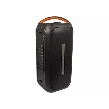 BLOW DJBOX 30-392# Bluetooth-kaiutin 250 W kaukosäätimellä ja mikrofonilla, USB, microSD, AUX, TWS, sisäänrakennettu akku, musta