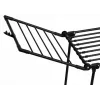 Kuivausteline PROMIS MONZA vedettävä suuri musta - taitettava vapaasti seisova, H1160mm B2600mm T6000mm