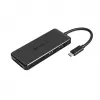 Transcend HUB5C USB 3.2 Gen 2 (3.1 Gen 2) Type-C musta