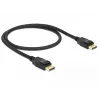 DisplayPort-kaapeli DeLOCK 85506 0,5 m musta