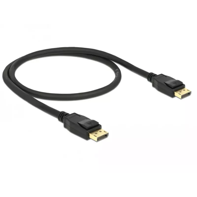 DisplayPort-kaapeli DeLOCK 85506 0,5 m musta