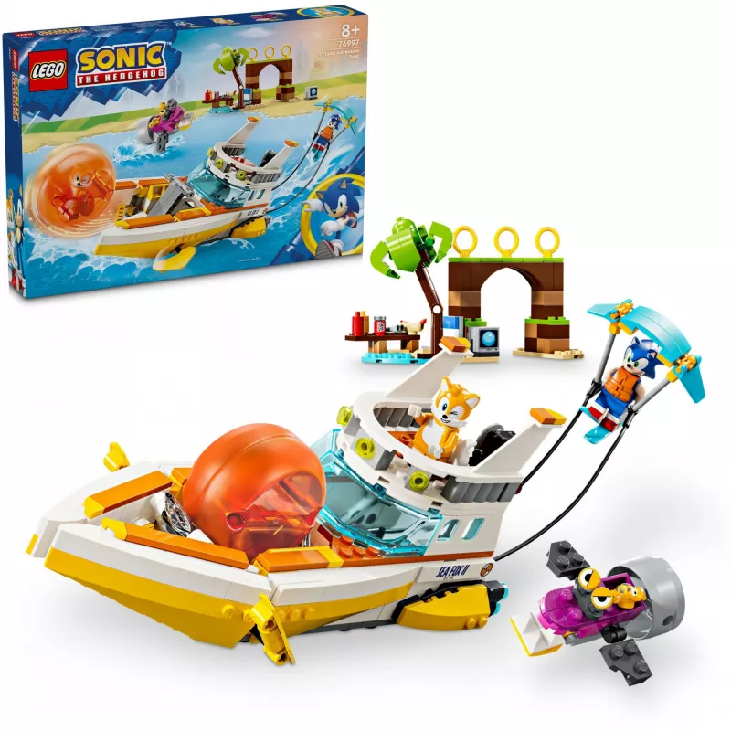 LEGO Sonic the Hedgehog Tails’ Adventure Boat lelusetti 76997
