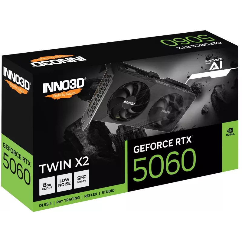INNO3D GeForce RTX 5060 Twin X2 8GB GDDR7 näytönohjain