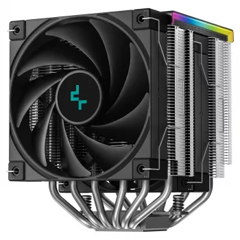 Prosessorin ilmajäähdytin DeepCool AK620 Digital SE, kaksoistorni, 6x Ø6mm lämpöputkea, 2x 120mm PWM-tuuletinta, RGB, korkeus 161 mm