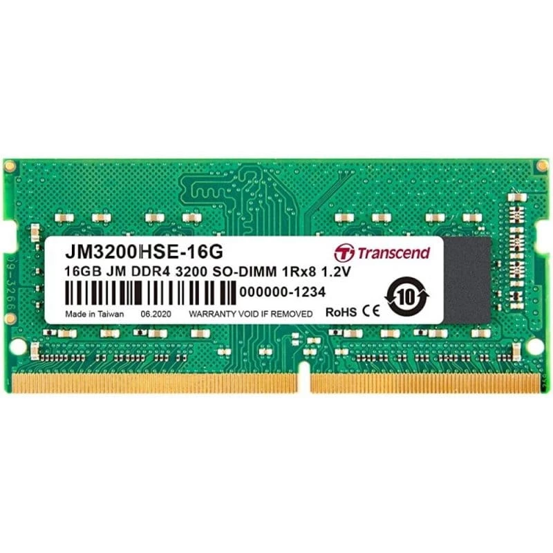 Transcend JetRAM - DDR4 - moduuli - 16 GB - SO DIMM 260-PIN
