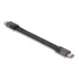DeLOCK USB-kaapeli 40 Gbps Type-C Type-C 15 cm PD 3.0 100 W