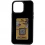 RealPower 504404 Magic Case -suojakuori iPhone 15:lle, värinäyttö, MagSafe, musta