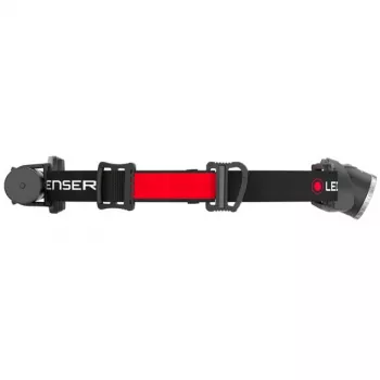 Ledlenser H8R musta, punainen otsalamppu LED