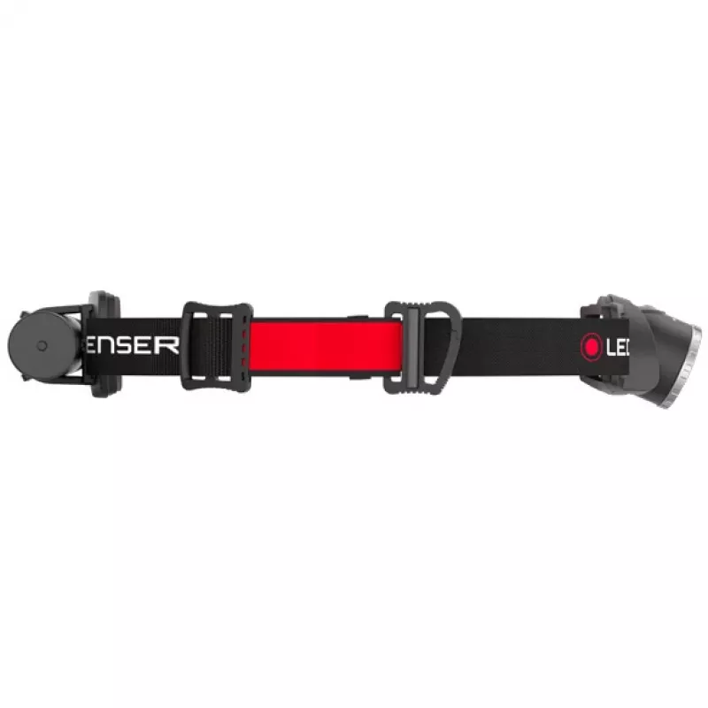 Ledlenser H8R musta, punainen otsalamppu LED