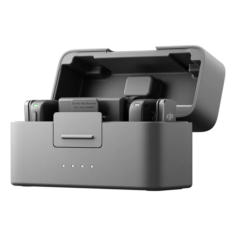 DJI Mic Mini (2 TX + 1 RX + latauskotelo) langaton mikrofonisarja - tummanharmaa