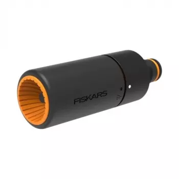 Fiskars 1027088 letkusuutin portaattomalla suihkusäädöllä, musta/oranssi