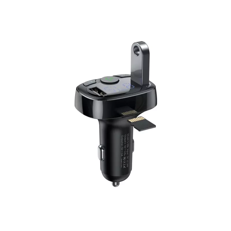 FM-lähetin Baseus SUP0004410 87,5–108 MHz Bluetooth USB musta
