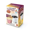 Popcornkone Esperanza EKP005W musta valkoinen, 0,27 L, 1200 W, kuumailma