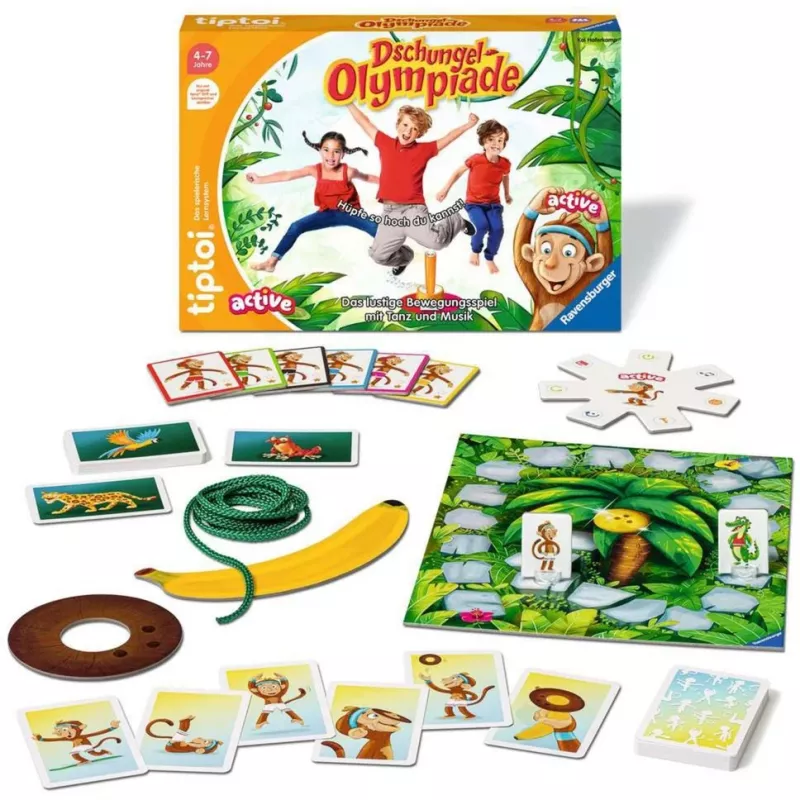 tiptoi ACTIVE Dschungel-Olympiade, lautapeli