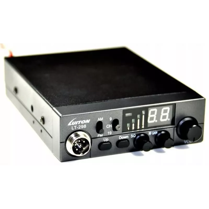 Luiton LT-298 ASQ AM/FM CB-radio savukkeensytytinpistoke musta