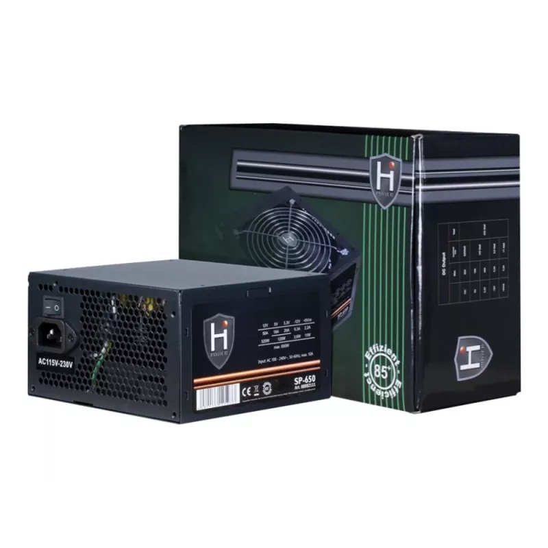 Virtalähde Inter-Tech HIPOWER SP-650 650 W