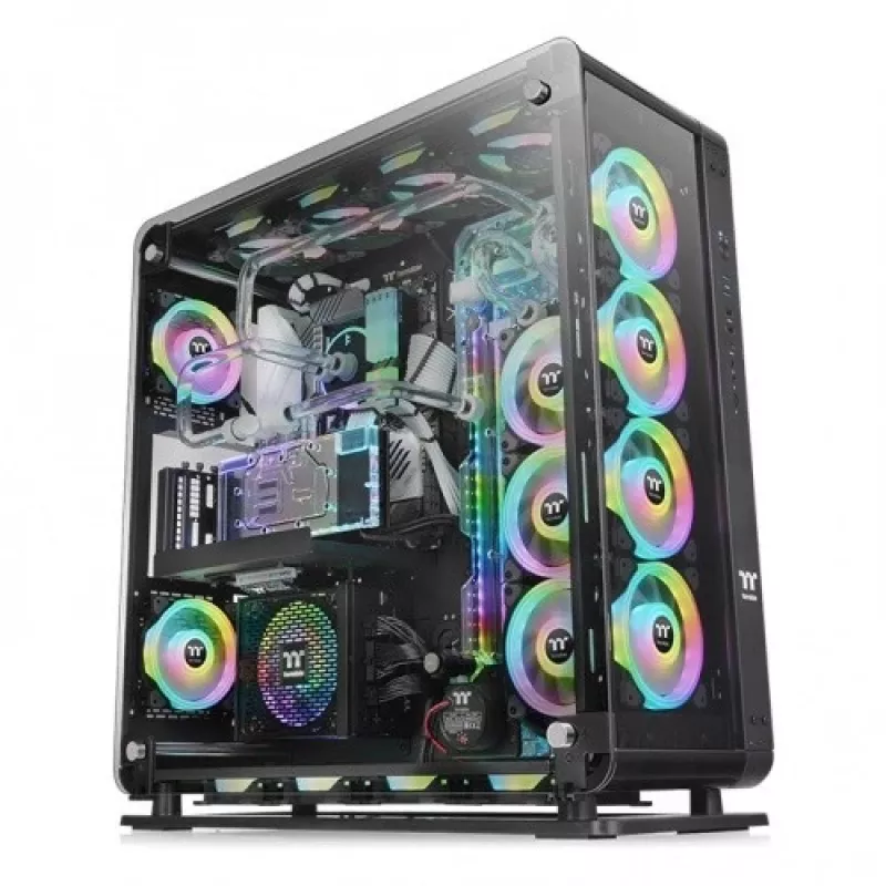PC-kotelo Thermaltake Core P8 TG Full Tower musta