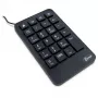 Numeerinen näppäimistö Inter-Tech KB-120 yleiskäyttöinen USB musta