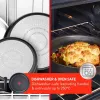 TEFAL kattilasarja, 4-osainen | L7649453 Ingenio Ultimate | 16/18/20 cm | alumiini | musta