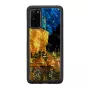 iKins suojakotelo Samsung Galaxy S20:lle – musta, Caféterrasse-muotoilu