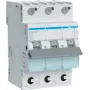 Hager MBS310. Nimellisvirta: 10 A, AC-tulotaajuus: 50/60 Hz. Tyyppi: B-type, moduulien enimmäismäärä: 3 moduulia. Leveys: 52,5 mm, syvyys: 70 mm, korkeus
