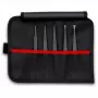 ESD-pinsetit Knipex 92 00 05 musta litteä kärki taivutettu suora