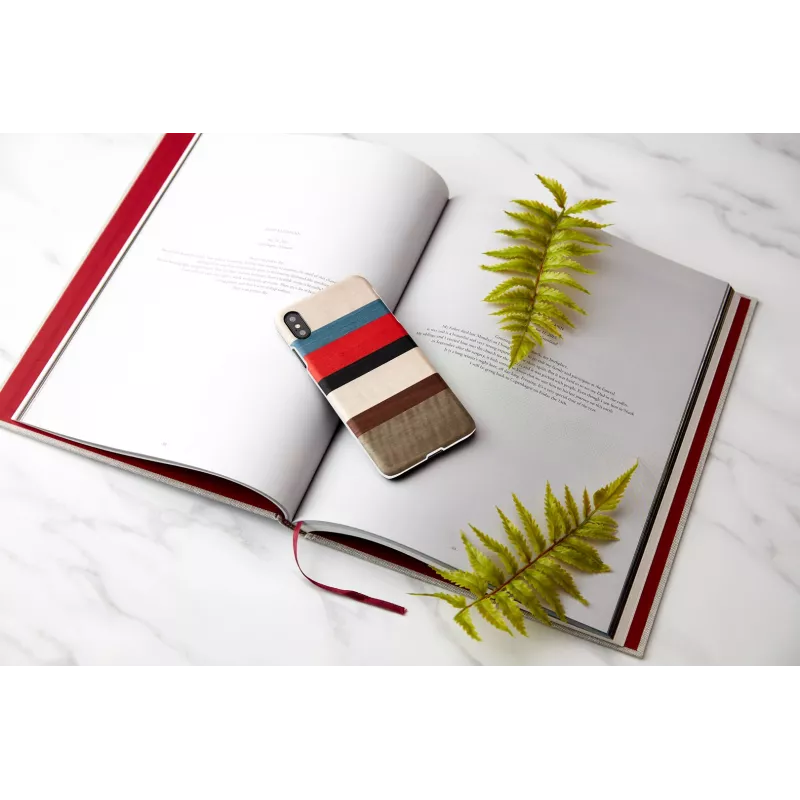 man and wood puhelinkotelo iPhone XS Max — corallina white