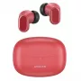 Langattomat TWS-nappikuulokkeet usams BH-sarja BHUBH03 Bluetooth 5.1, punainen — In-Ear, latauskotelo