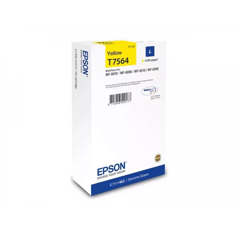 Epson C13T75644N mustekasetti 1 kpl alkuperäinen High (L) Yield keltainen