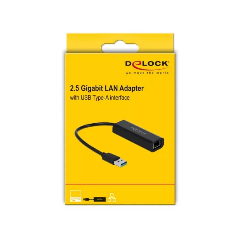 DeLOCK 66299 USB-A 2,5 Gigabit LAN -sovitin