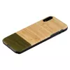 man and wood -älypuhelinkotelo iPhone XR:lle — bambumetsä musta