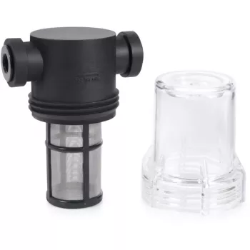 Alphacool ES Big Inline hiukkassuodatin 2x G1/4 IG, musta/läpinäkyvä (29145)