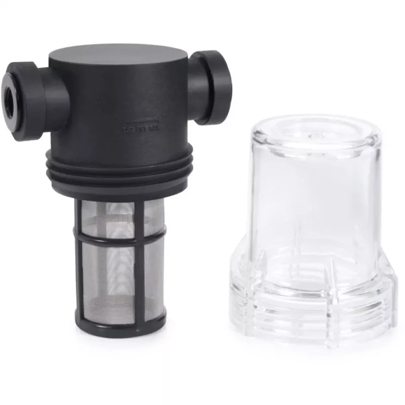 Alphacool ES Big Inline hiukkassuodatin 2x G1/4 IG, musta/läpinäkyvä (29145)