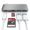 Satechi ST-TCUPM Type-C USB 3.0 3-in-1 yhdistelmähubi