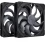 Noctua NF-A14x25 G2 PWM Sx2-PP chromax.musta 140mm kaksoistuuletinsarja